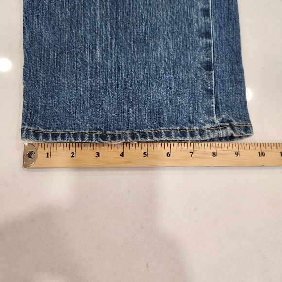 Vintage Polo Ralph Lauren Jeans Mens 46x32 Blue Big Medium Wash Straight Leg - Picture 14 of 16